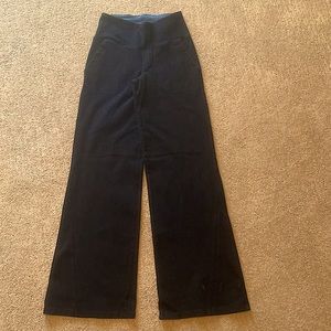 Black Stretch Pull On Women with Control Jeans, Size 2Tall